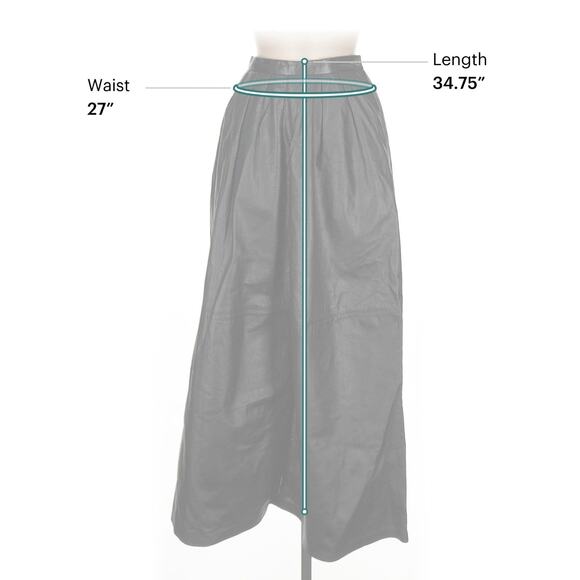 JH Collectibles Genuine Leather Black Maxi 6 - Picture 4 of 5